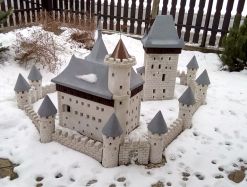Hrad Karltejn v zim